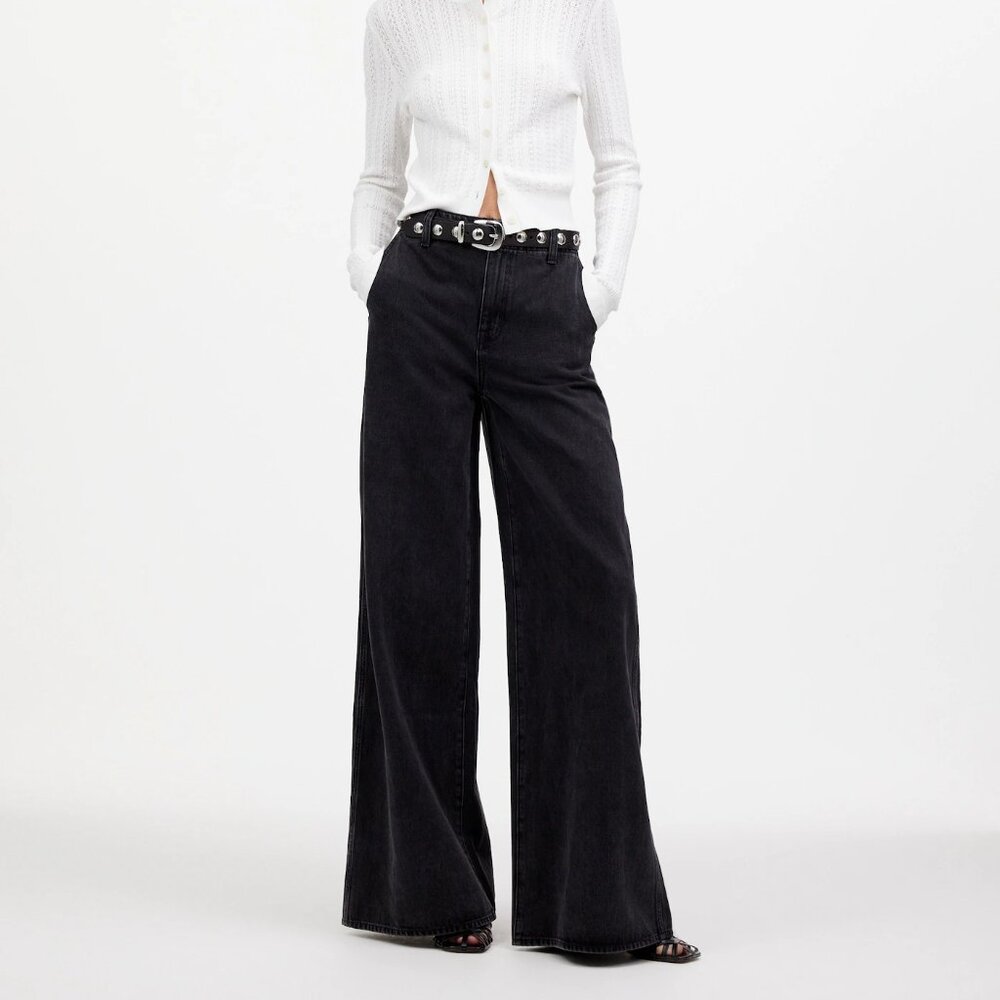 Madewell Wide Sweep Denim Trousers